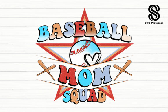 Baseball Mom Squad PNG Design: A Practical Graphic Asset for Crafters and Digital Sellers
