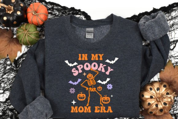 Groovy in My Spooky Mom Era Retro Graphics for Crafts and Creations