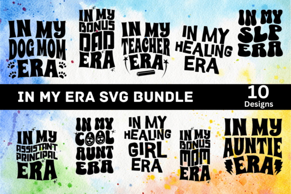 In My Era SVG PNG Bundle: A Versatile Craft Graphic for Content Creators