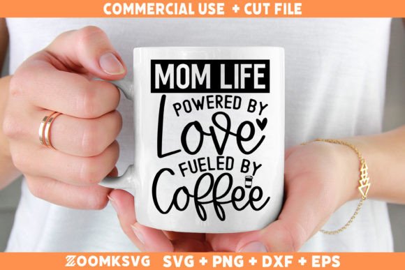 Mom Life Powered by Love Fueled by SVG Graphics and Crafts Review
