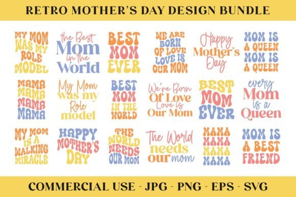 Retro Mother’s Day SVG Design Bundle Review